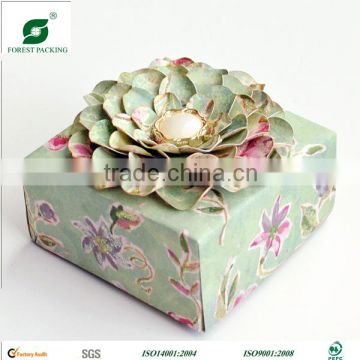 FLPWER DACORATED ORIGAMI HANDMADE PAPER GIFT BOX