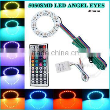 High Brightness DC12v Epistar Chips 5050 Smd White PCB Full Circle 110mm Angel Eyes Headlight for Toyota Prado photo-4