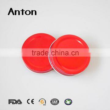 Wholesale Red Metal Tinplate Caps for Glass Jar photo-2