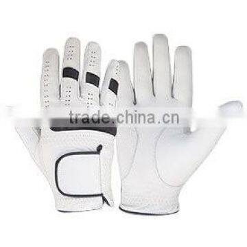 Costum Logo Classic Style Cabretta Leather Golf Gloves