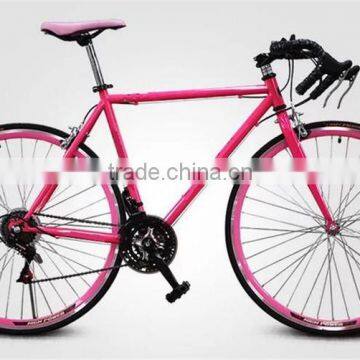 700C Road Bikes for Sale/18 Speed Steel Frame Bike Road Color Red