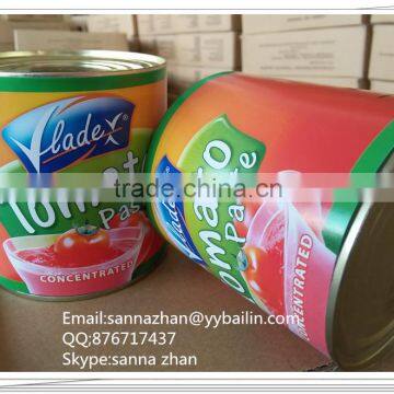 factory supply tinned tomato paste,lower price,OEM