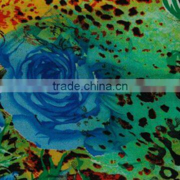 Printed Rayon Fabric, 100% Printed Spun Rayon Twill Fabric