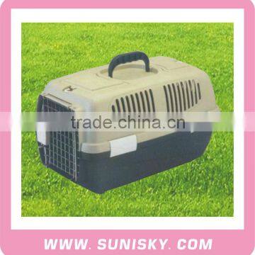 Plastic Pet Carrier With Two Transom Window