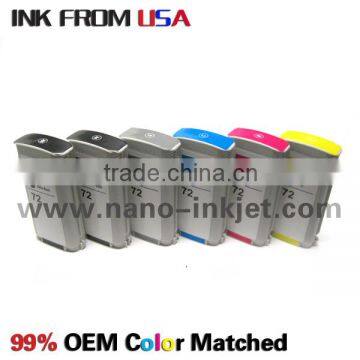 For HP DJ T610/T620/770/790/1100/1120/1200/1300 printer HP72 Cartridges