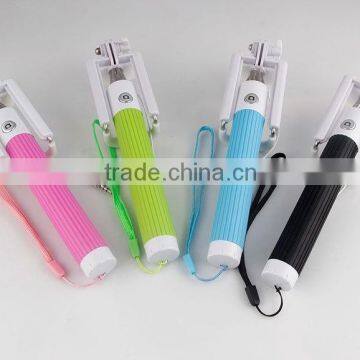 Cheapest Wired Selfie Stick, Smart Phone Holding Wired Monopod With Shutter Button, High Quality Monopod Selfie Stick photo-5