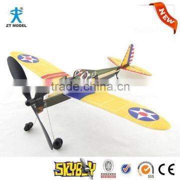 ZT Model 2014 New Products Aviator-Boeing P26 Rubber Band Powered Aircraft