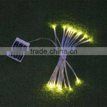 2m battery powered waterproof led string lights