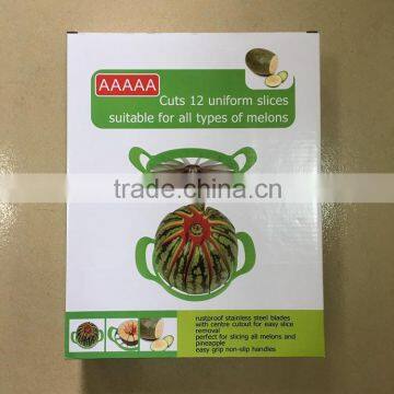 Beauty Style Watermelon Cutter Melon Slicer as Seen on TV for Cutting Large Fruit Vegetables Stainless Steel photo-6