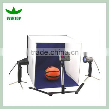 TS-LK01 Studio Lighting Photobox Kit Portable Tripod, Table Light, Backdrop In A 16" Box