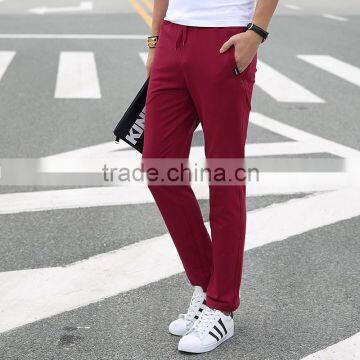 New designer knit pants design for young men cheap