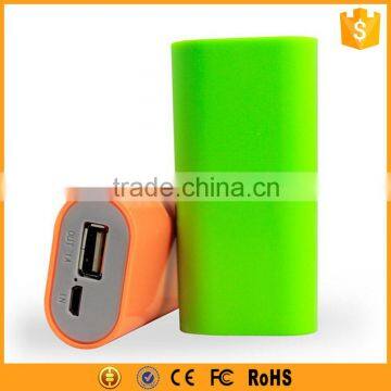 ABS RoHS Candy Power Bank Portable Charger 4000mAh