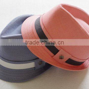 Fashion Unique Custom Made Single-yarm Drill Hat Fedora Hat Cap photo-4