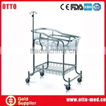 Stainless steel infant hospital bed