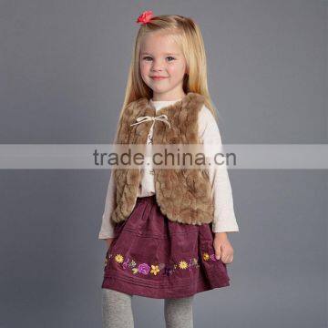 DK0054 dave bella 2015 autumn girls boutique vest girls pandded vest children's fashionable winter vest