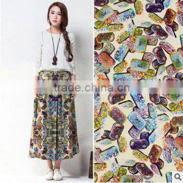 Digital printed fabric wholesale shirt cloth