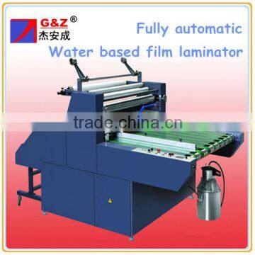 Automatic vertical paperboard water based film laminator