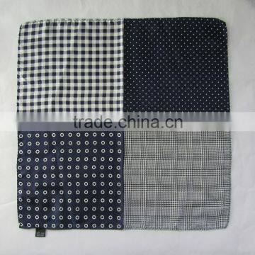 Customize Silk Scarf/handkerchief/pocket Square With Printing, Hot-sale Fashion Suit Handkerchief for Business Men photo-2