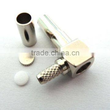 CRC9 right angle male RF coaxial short 3# connector for mobile phone