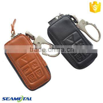 Car Genuine Leather Remote Key Cover Case 5 Button Accessories For Volvo S60 XC60 V60 V40 S80