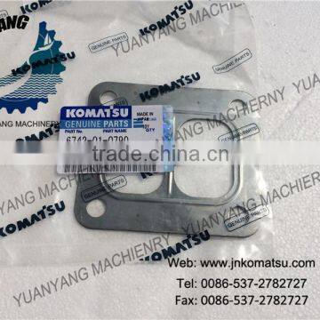 Loader WA320-3 Parts Turbocharger Gasket 6742-01-0790