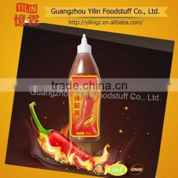 550g hot Chili Sauce manufacturer china with OEM service