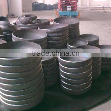 High pressure hemispherical carbon steel end exhaust pipe cap