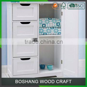 Stainless Steel Solid Wood Bathroom Cabinet