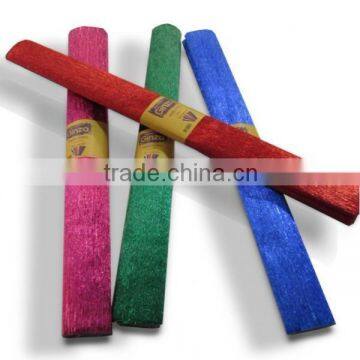 Color Crepe Paper in Rolls Metallic Adhesive Paper Art and Craft Supplies photo-2