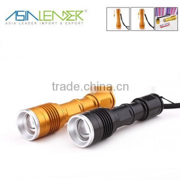 Professional flashlight XPE focus light