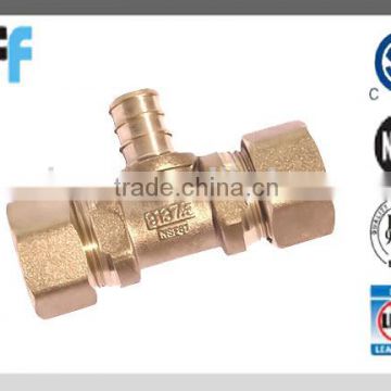 1/2"-- 5/8" Brass Pex Compression pipe fittings with CSA NSF certificated