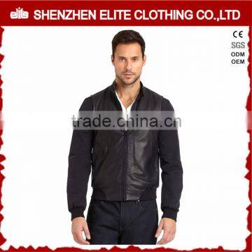 Pakistan Karachi Custom Sheep Leather Jackets for Men Black photo-2