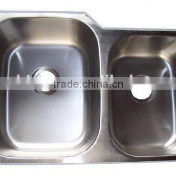 HOT!!cUPC undermount double bowl stainless steel Kitchen Sink