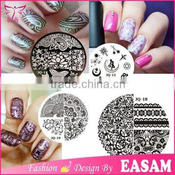 Nail Art Image Stamping round Plates New Design Template JQ series