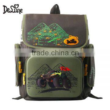 Wholesale cars school backpack child boys school bag