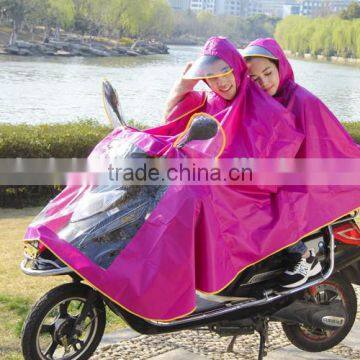 double plus size unsex adult motorcycle rain jacket& motorcycle rain poncho