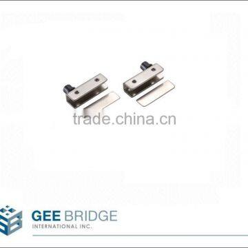0809001 Steel Furniture Hardware Inset Glass Door Pivot Hinge