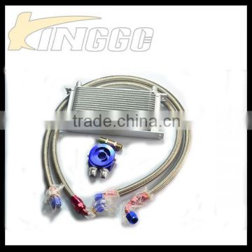 UK Style Aluminium Stainless Steel Oil Cooler Kit