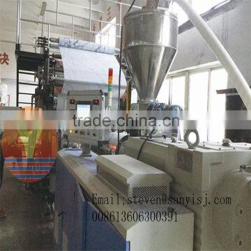 PVC imitation marble panel making machine/extruder/ PVC decorative board machine