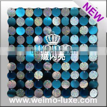 2014 New Shiny Sequin board for shoe store decoration