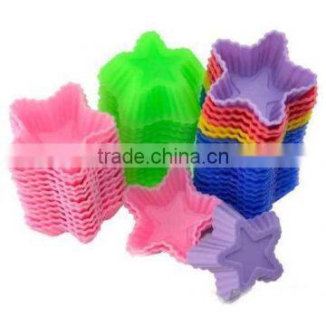 alibaba china mini start shaped silicone jelly muffin tart pan set of 12