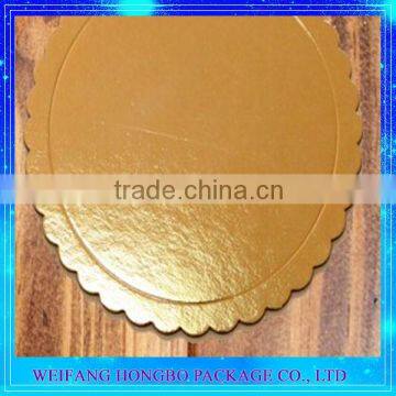 Gold Pink Blue Paper Plate Base For Cake Decorating photo-4