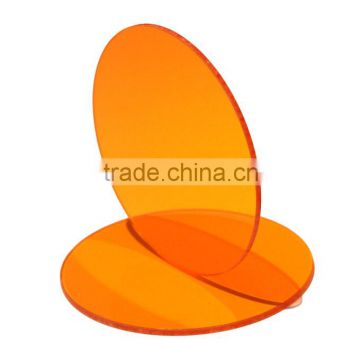 2016 colored Optical Filters Orange glass