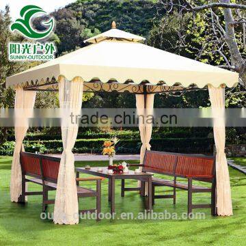 China Supplier Prefab Elegant Garden Pavilion With Mosquito Netting For Sale                        
                                                Quality Choice