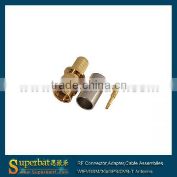 SMA connector Crimp Plug Straight for LMR240