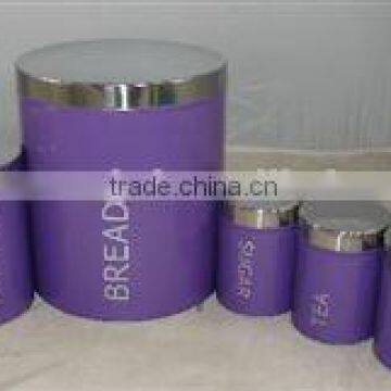 5pcs iron storage canister set