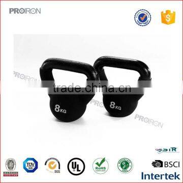 China manucfacture 8kg vinyl kettlebell body workout fitness