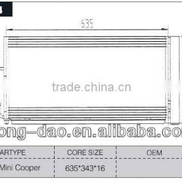 auto condenser for Mini Cooper 2007