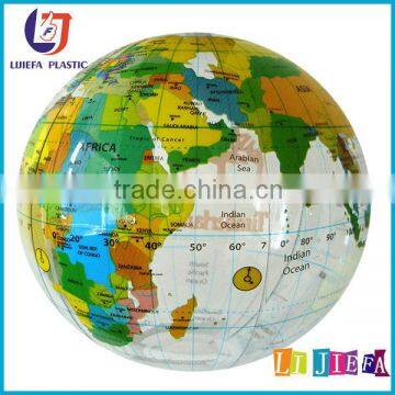 Inflatable PVC Beach Ball, Inflatable earth globe beach ball