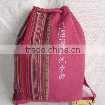 high quality cotton backpack 111-55